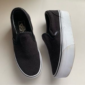Vans Stackform Black Knit Size 7.5